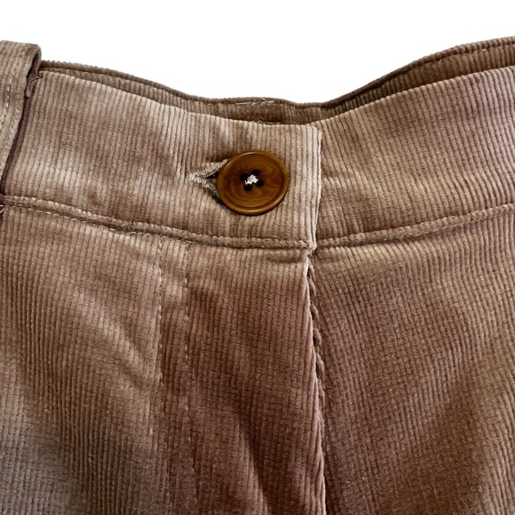 Smash & Tess tan corduroy wide leg high waist pants size L excellent condition - Picture 7 of 11